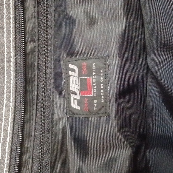 Vintage Fubu Black Denim Backpack - Picture 4 of 10